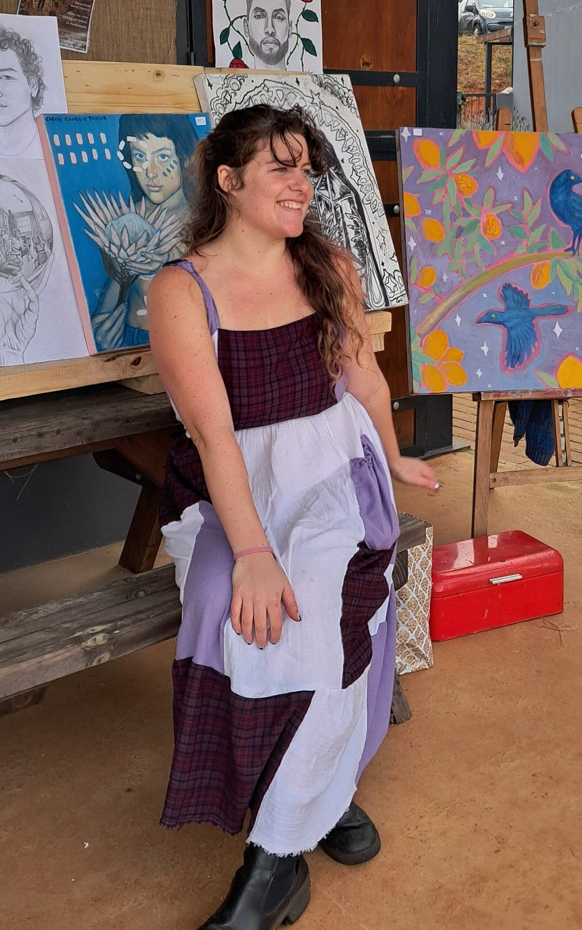 Yesterday, Today and Tomorrow Patch dress