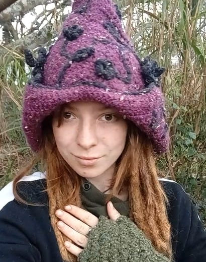 Midnight Ivy Druid Hat