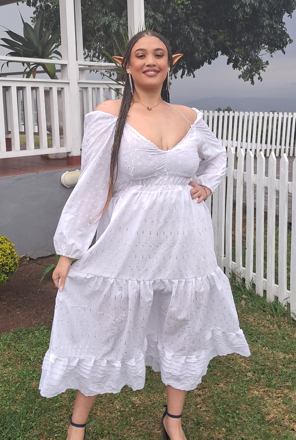 White Gypsy Dress
