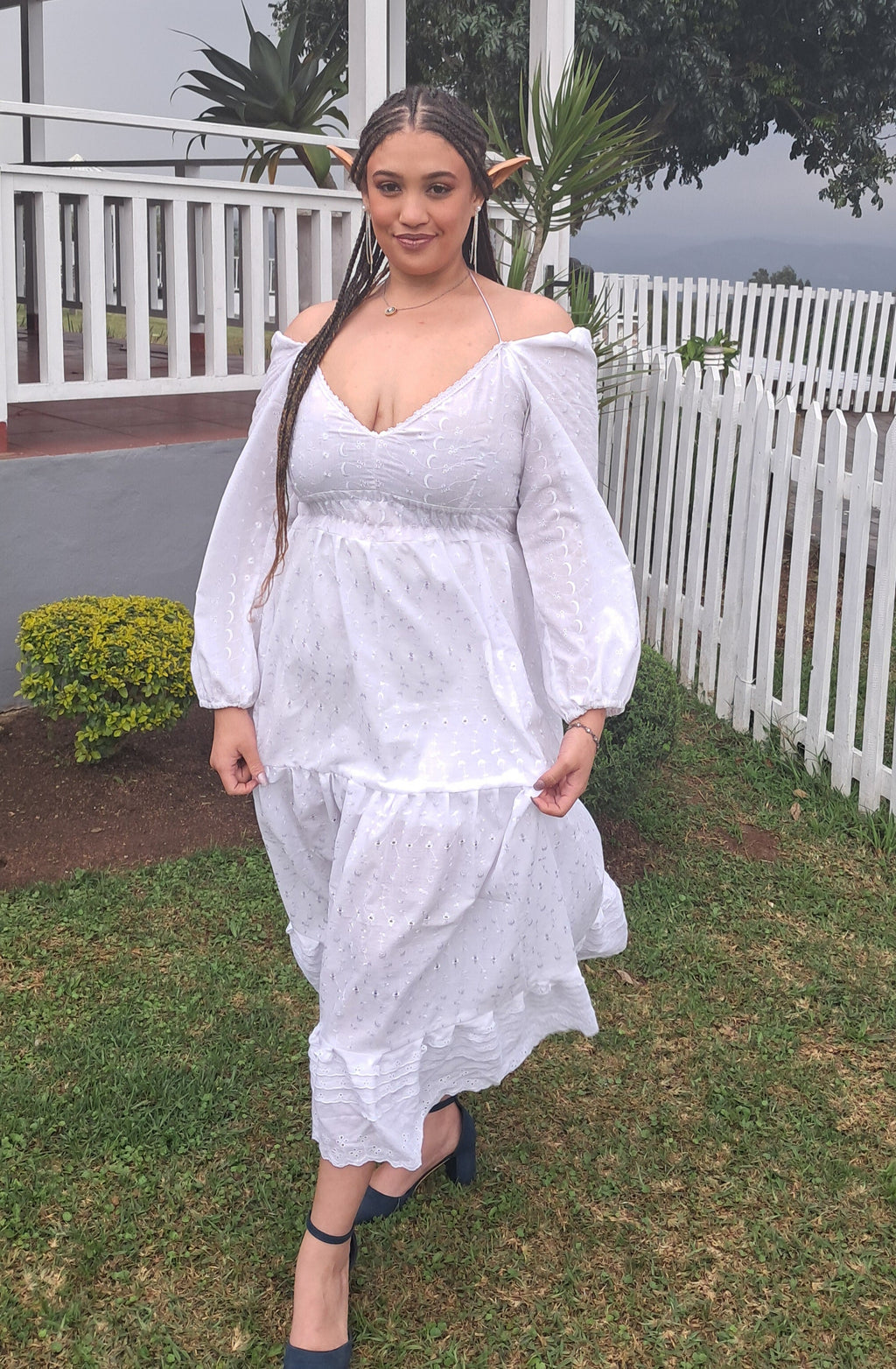 White Gypsy Dress