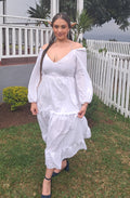 White Gypsy Dress
