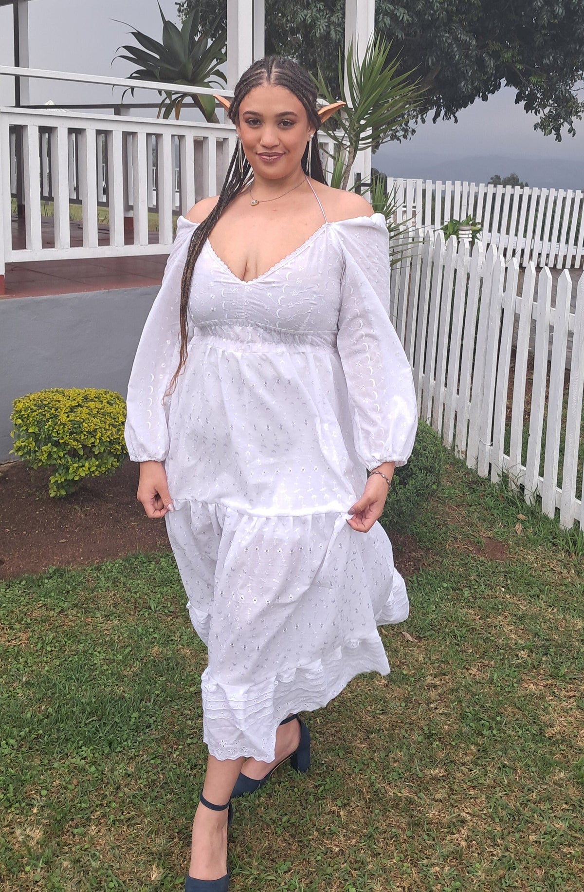 White Gypsy Dress